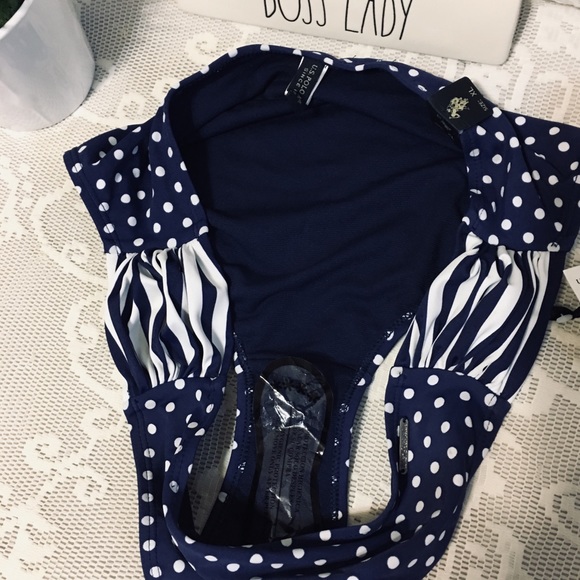US Polo Ladies Polka Dot Bikini Swimwear NWT - Picture 4 of 8